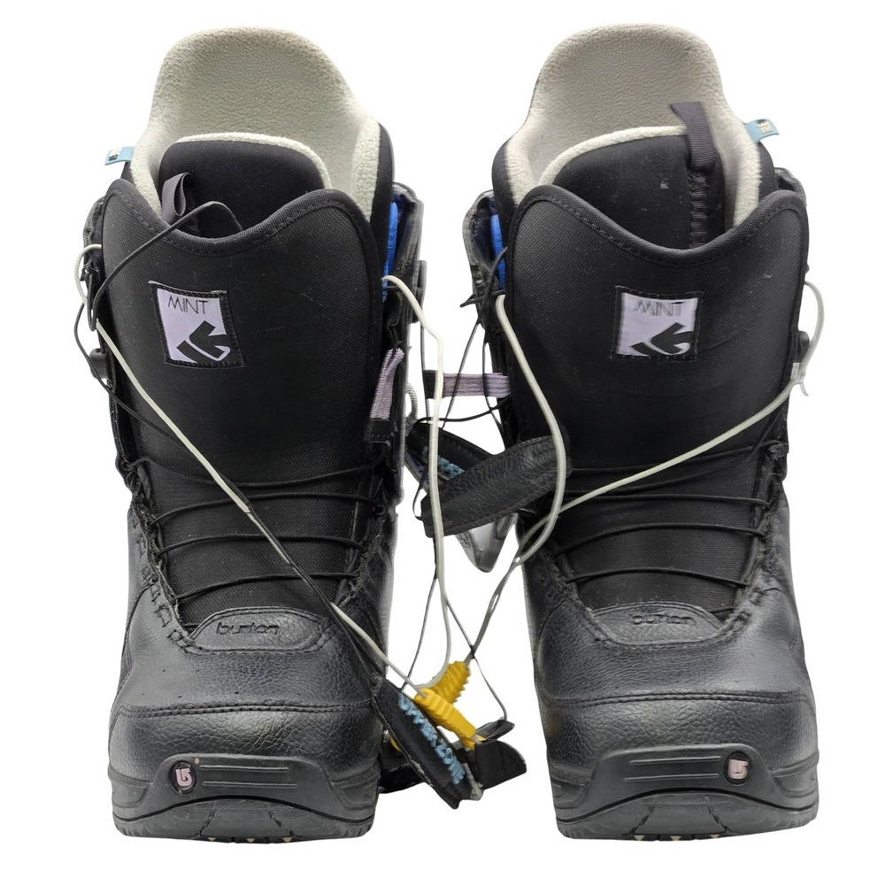 Burton Black Snowboard Boots with Gray Accents